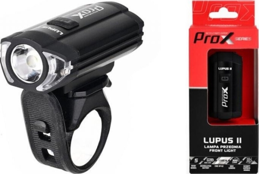 Prox Priekin Lempa Prox Lupus Ii Cree Xp-G2 300Lm Usb