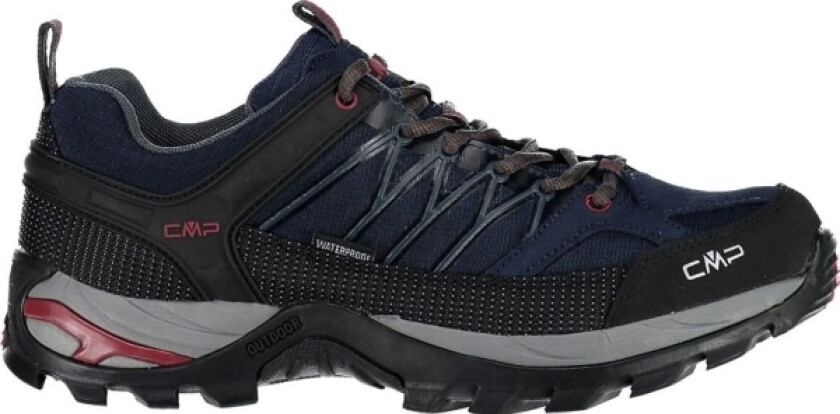 Menn Cmp Rigel Low Trekking Shoe Asphalt/Syrah S. 41 (3Q54457-62Bn)