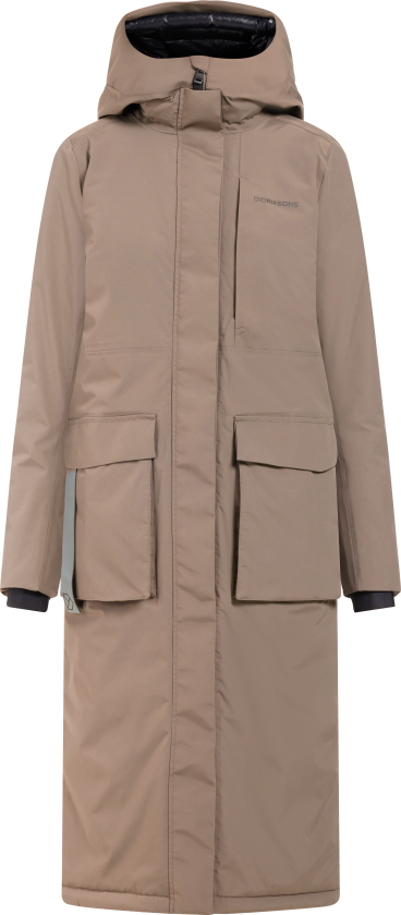 Women's Leya Parka Long 3 Mocha Brown 42