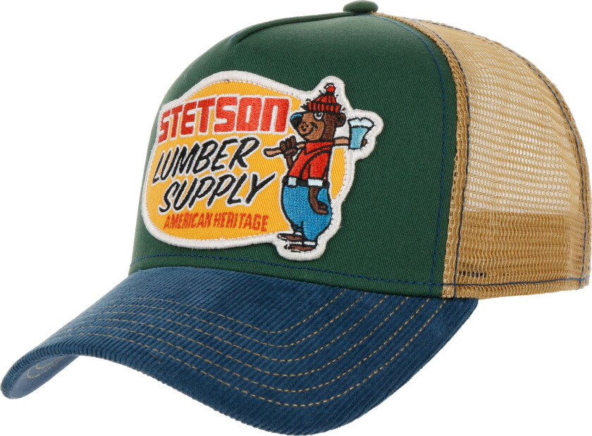 Men's Trucker Cap Lumber Supply Blue/Green 56-60 cm