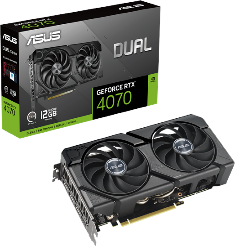 GeForce RTX 4070 SUPER DUAL EVO D6 - 12GB GDDR6 RAM - Grafikkort