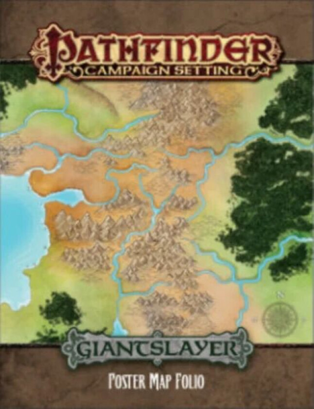 Pathfinder Campaign Setting: Giantslayer - Poster Map Folio av Paizo Staff