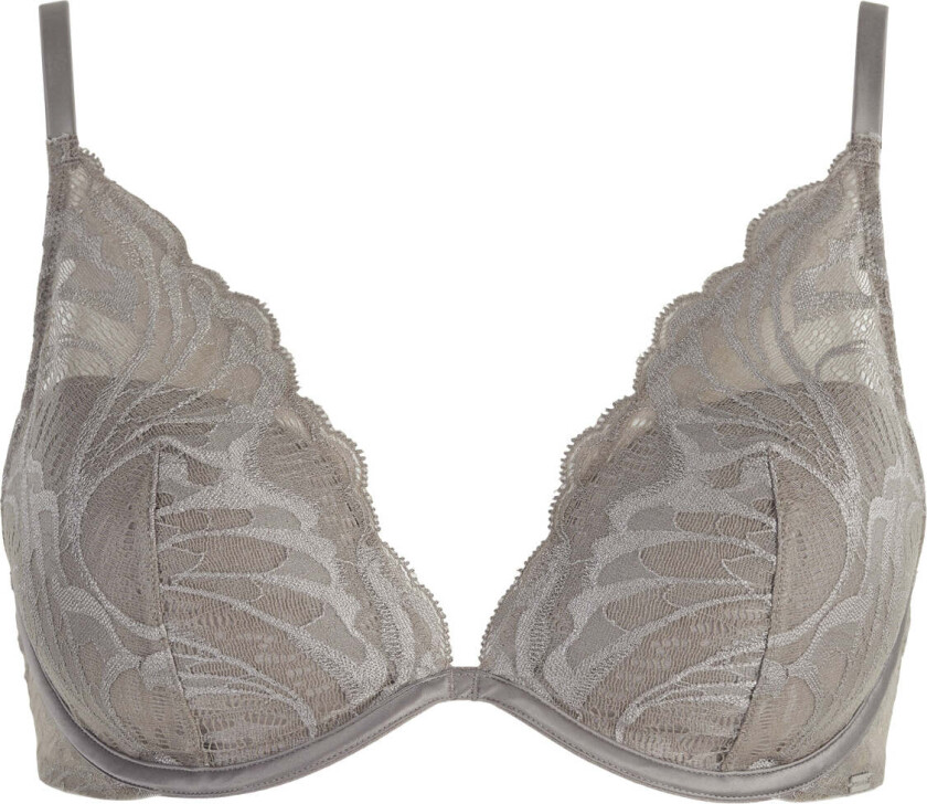 Calvin Klein Lingeri Light Lined BH med spiler, sølv, Størrelse: 80D, Kvinner