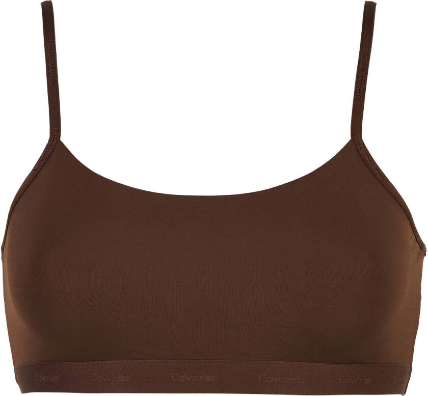 Calvin Klein Lingeri Unlined bralette BH, brun, Størrelse: M, Kvinner