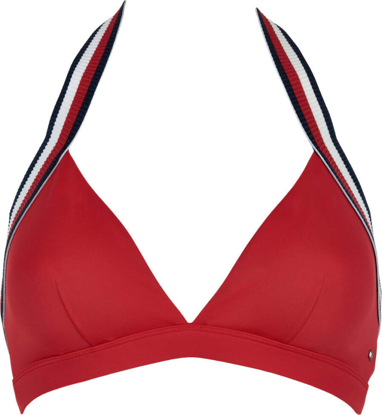 Triangle bikini topp, rød, Størrelse: S, Kvinner