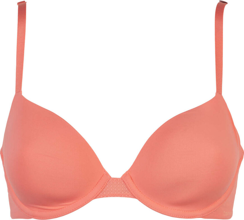 Calvin Klein Lingeri Lightly Lined Demi BH med spiler, oransje, Størrelse: 80E, Kvinner