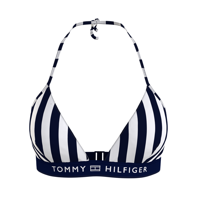Tommy Hilfiger Lingeri bikini topp, blå, Størrelse: M, Kvinner