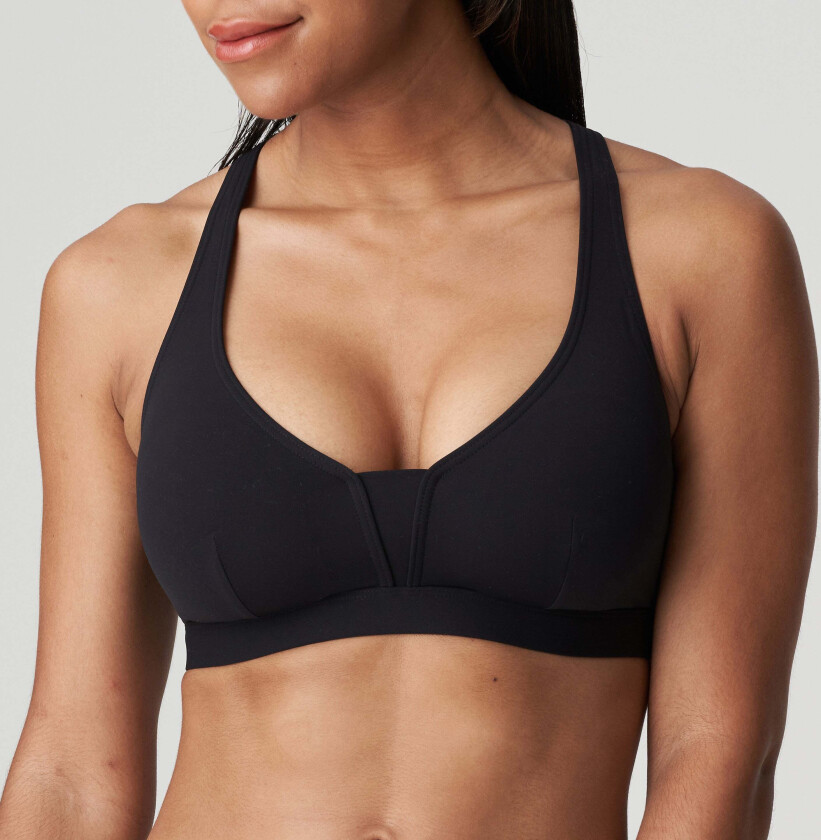 Holiday bikinitopp uten bøyle, svart, Størrelse: 46, Kvinner