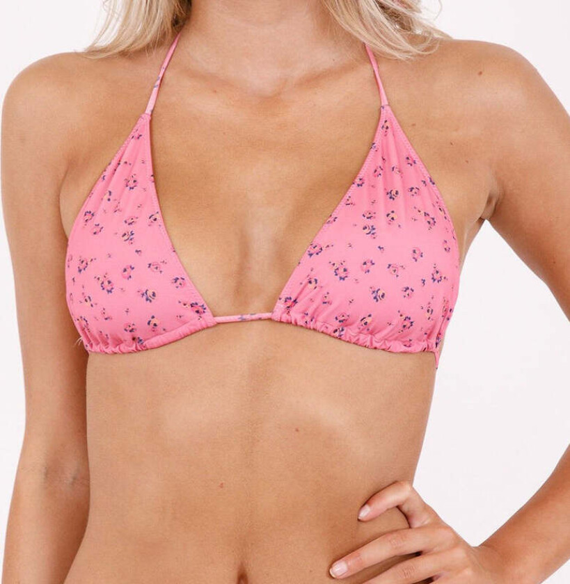 Skin Ocean Floral bikini topp, rosa, Størrelse: XS, Kvinner