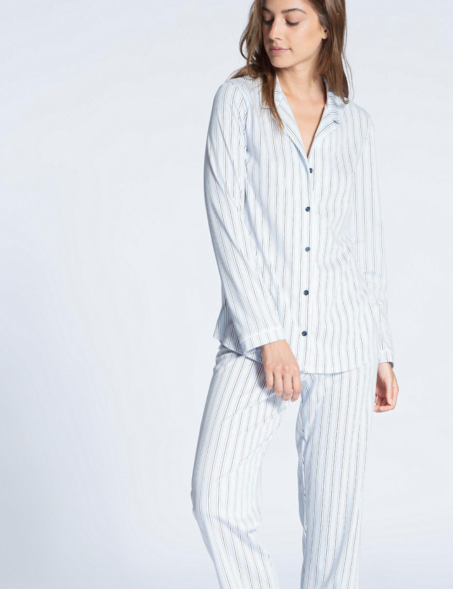 pyjamas, hvit, Størrelse: L, Kvinner