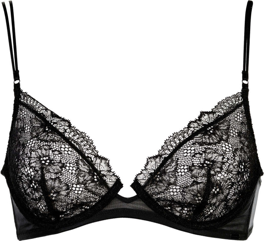 Calvin Klein Lingeri Unlined BH med spiler, svart, Størrelse: 75B, Kvinner