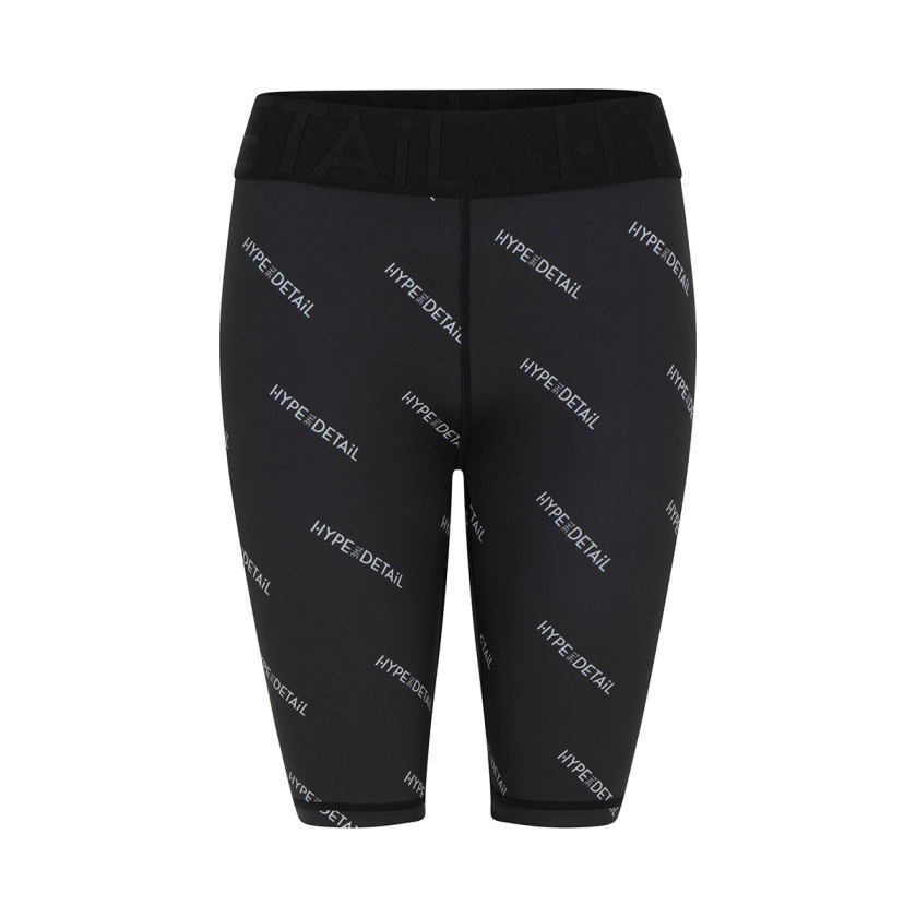 Printed shorts, svart, Størrelse: S, Kvinner