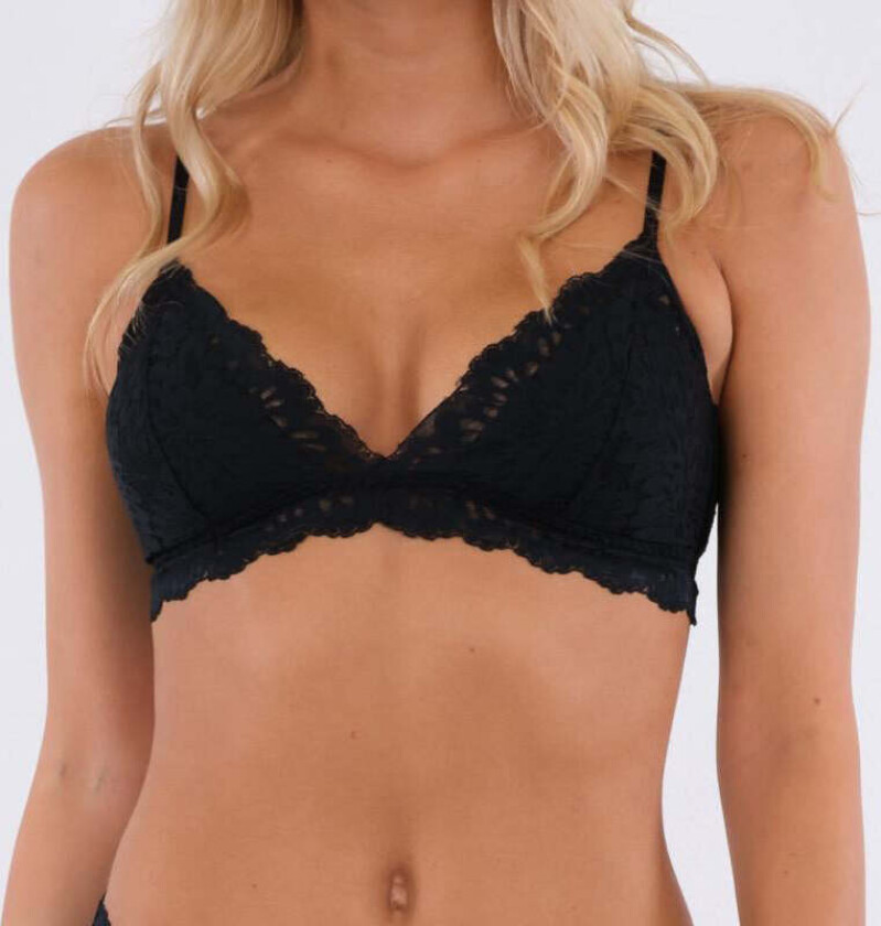 Skin Lime BH uten spiler, svart, Størrelse: L, Kvinner