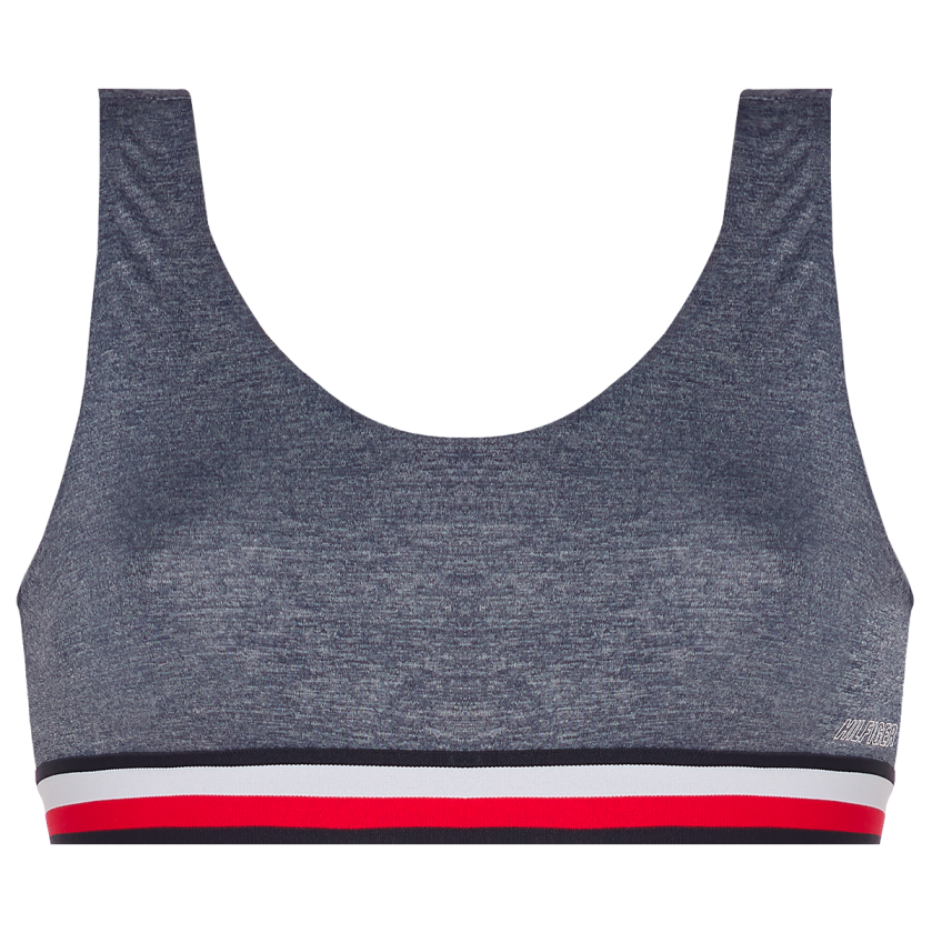 Tommy Hilfiger Lingeri Bralette bikini topp, blå, Størrelse: S, Kvinner