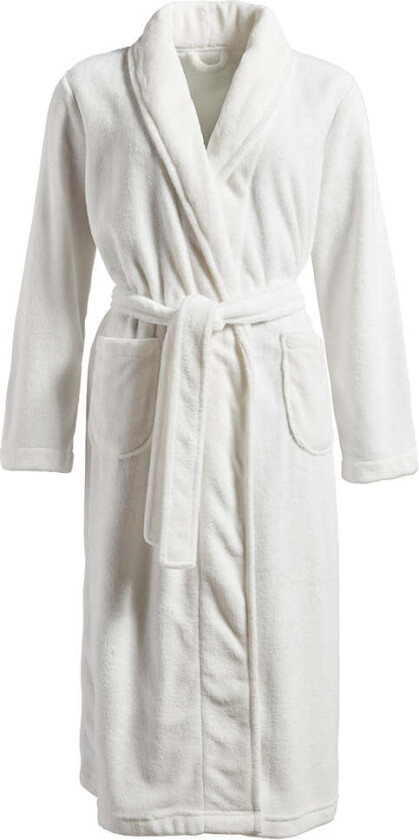 Teddy morgenkåpe, hvit, Størrelse: 36, Kvinner