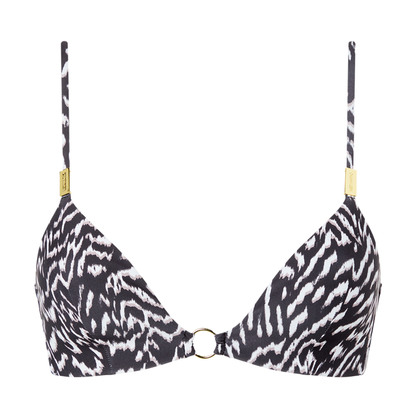 Calvin Klein Bikini Fixed Triangle bikini topp, multi, Størrelse: M, Kvinner