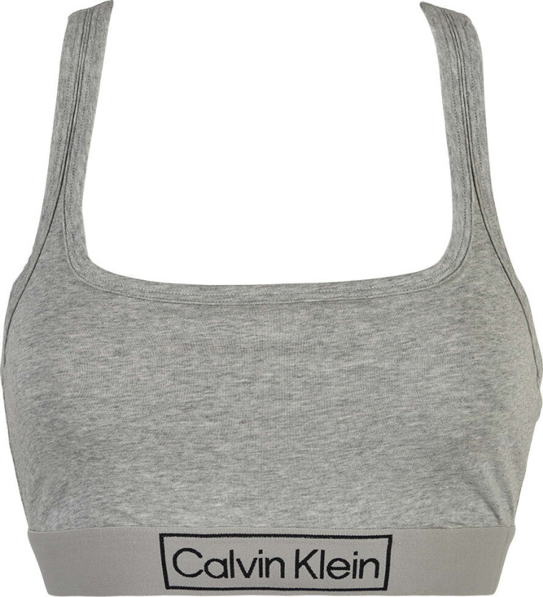Calvin Klein Unlined bralette BH, grå, Størrelse: XL, Kvinner
