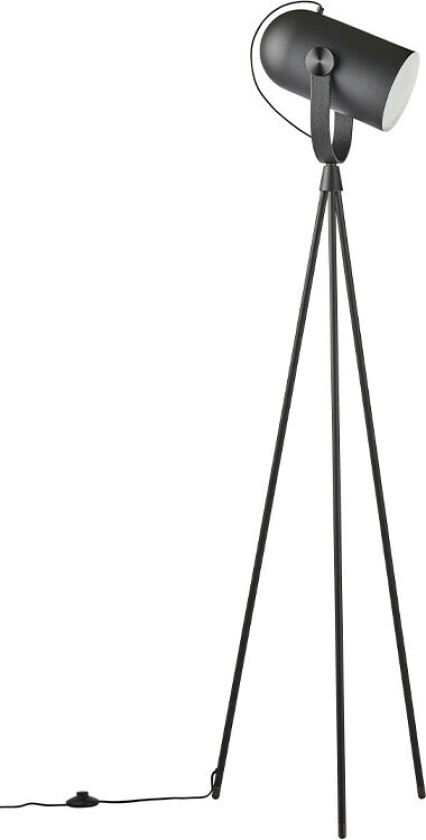 - Carronade II Gulvlampe Svart/Svart Eik/Svart