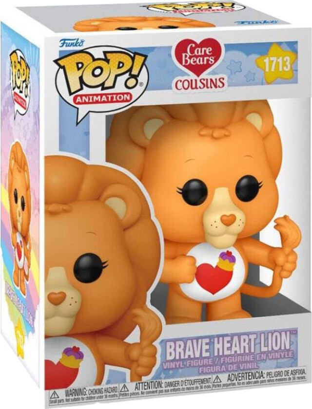 Pop Care Bear & Cousins actionfigur (Brave Heart Lion)