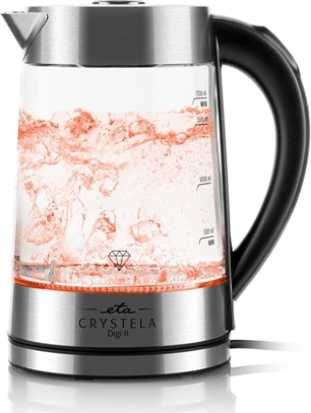 Eta Kettle | Eta515490000 Crystela Digi Ii | Electric | 2200 W | 1.7 L | Glass | 360° Rotational Base | Glass
