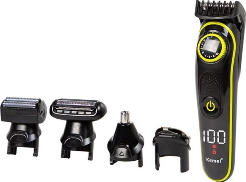 Blow Hair Trimmer 44-324# Trådløs Barbermaskin Hårklipper Km-696