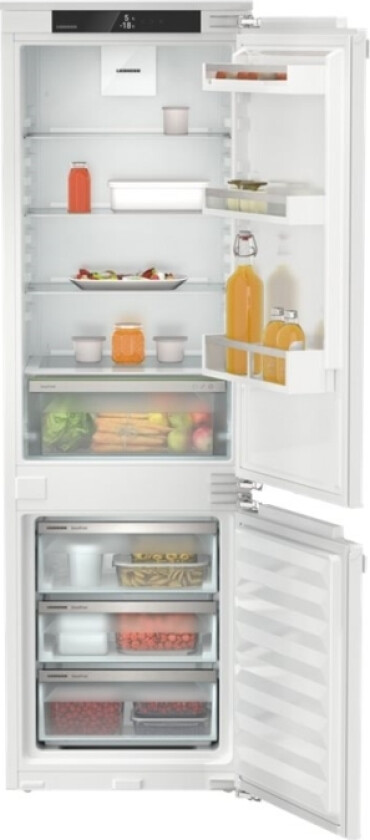 Pure Ice 5103 - Kjøleskap/Fryser - Bunnfryser - Innebygd - Fordypning - Bredde: 56 Cm - Dybde: 55 Cm - Høyde: 177.2 Cm - 264 Liter - Klasse