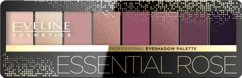 Eveline Eveline Eyeshadow Professional Palette Øyenskygge 05 Essential Rose (8) 9.6G