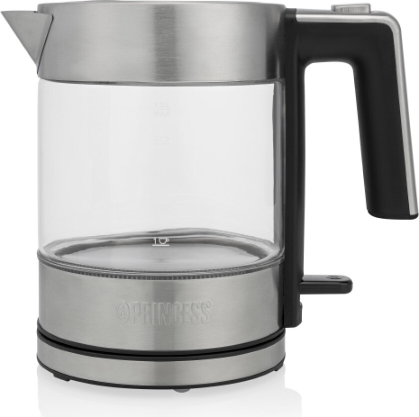 236040, 1 L, 2200 W, Sort, Rustfritt Stål, Gjennomsiktig, Glass, Rustfritt Stål, Vannivåindikator, Overopphetingsbeskyttelse