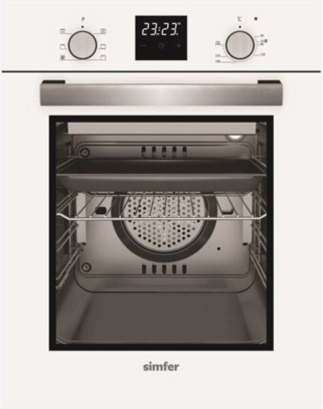 Orkaite Simfer | Oven | 4207Berbb | 47 L | Multifunctional | Manual | Pop-Up Knobs | Plotis 45 Cm | Baltas