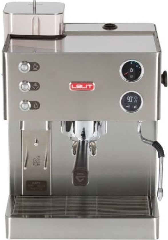 Kate Pl82t, Kombi-Kaffemaskin, 2,5 L, Kaffe Bønner, Malt Kaffe, Innebygd Kaffekvern, 1200 W, Rustfritt Stål