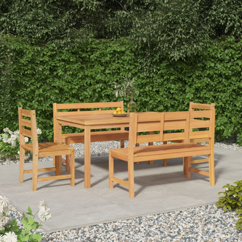 Hagespisegruppe 5 deler heltre teak