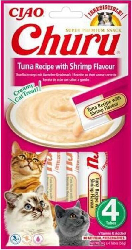 Cat Creamy Tuna with Shrimp Kattesnacks 4 x 14 g