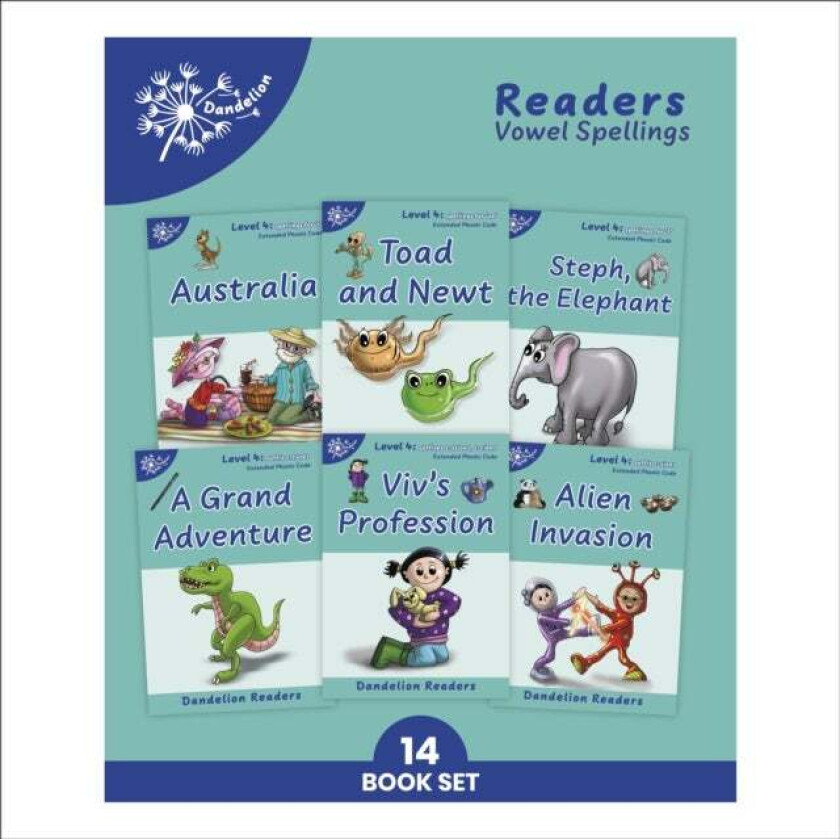 Phonic Books Dandelion Readers Vowel Spellings Level 4 av Phonic Books