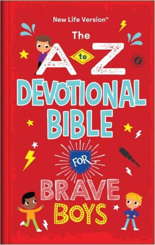 The A to Z Devotional Bible for Brave Boys av Compiled by Barbour Staff
