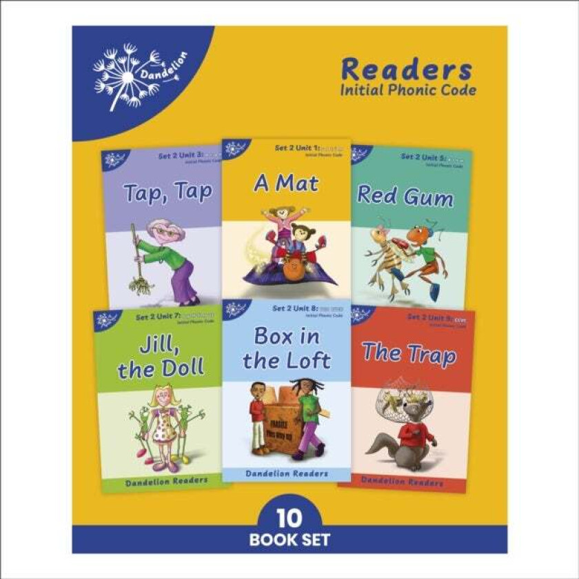 Phonic Books Dandelion Readers Set 2 Units 1-10 av Phonic Books