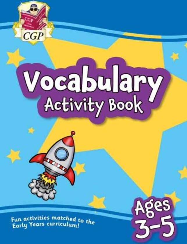 Vocabulary Activity Book for Ages 3-5 av CGP Books