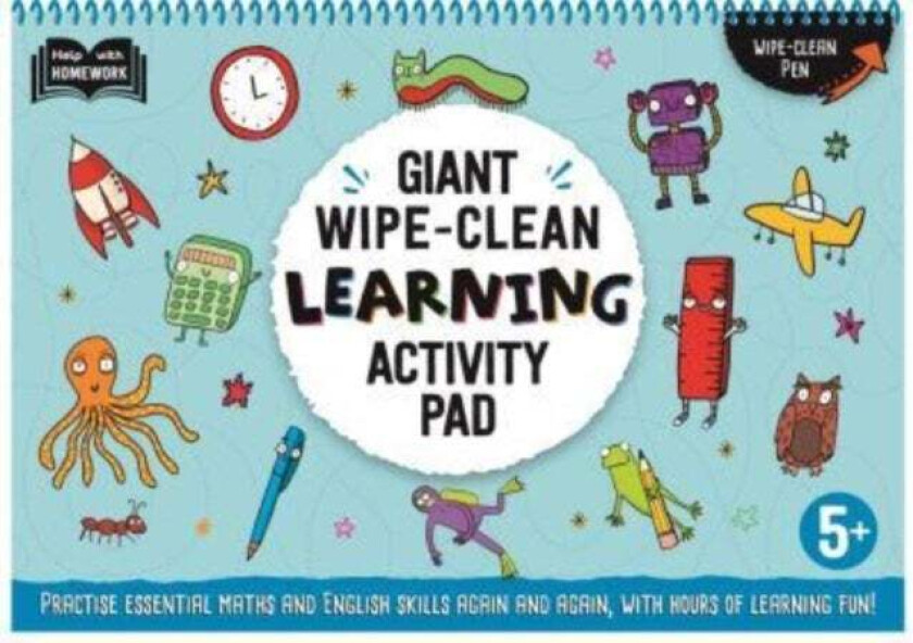 5+ Giant Wipe-Clean Learning Activity Pad av Autumn Publishing