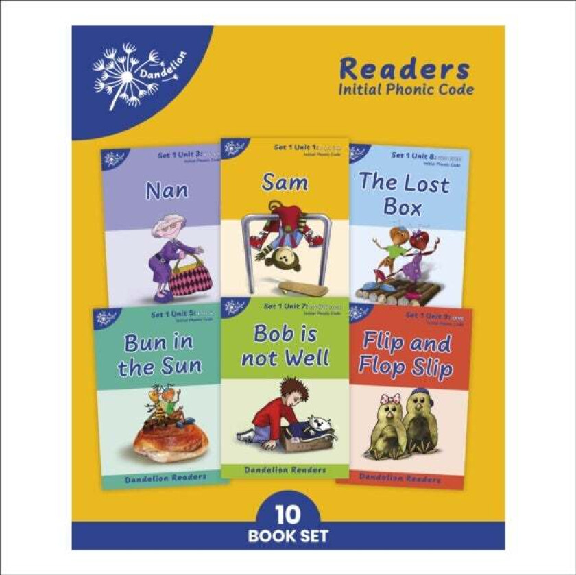 Phonic Books Dandelion Readers Set 1 Units 1-10 av Phonic Books