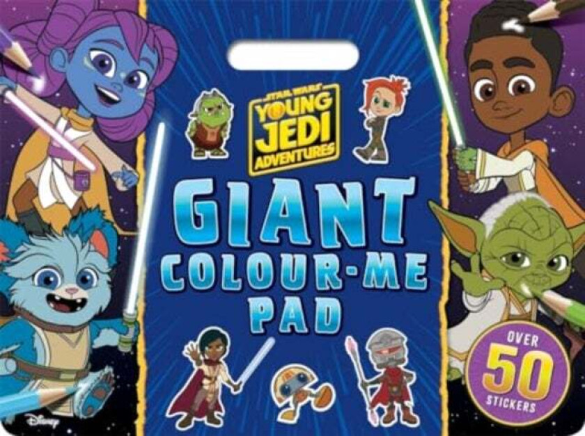 Star Wars Young Jedi Adventures: Giant Colour Me Pad av Walt Disney