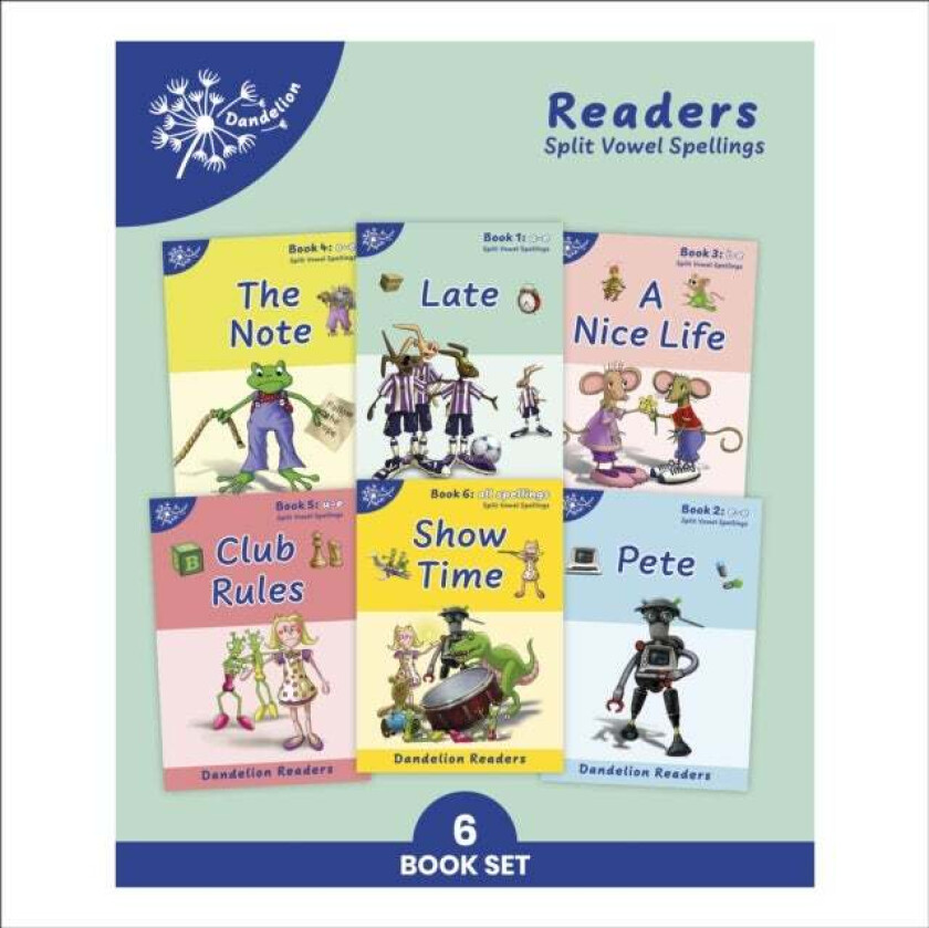 Phonic Books Dandelion Readers Split Vowel Spellings av Phonic Books