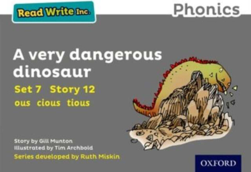 Read Write Inc. Phonics: A Very Dangerous Dinosaur (Grey Set 7 Storybook 12) av Gill Munton