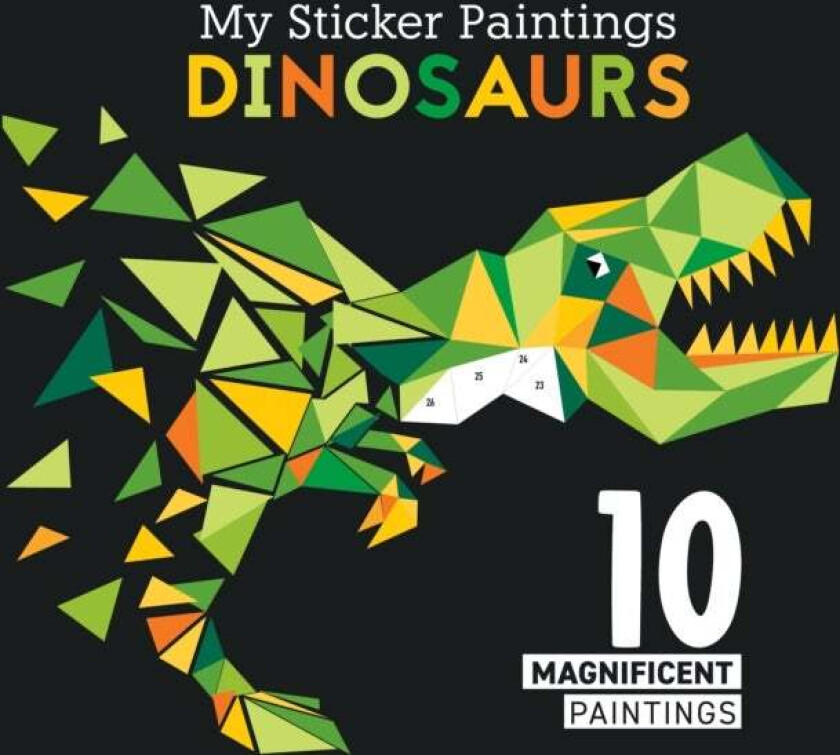 My Sticker Paintings: Dinosaurs av Clorophyl Editions