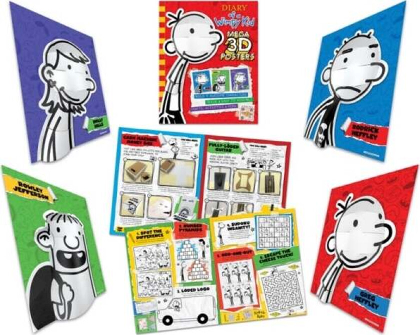 Diary of a Wimpy Kid: Pop Heads - 3D Crafts av Jeff Kinney