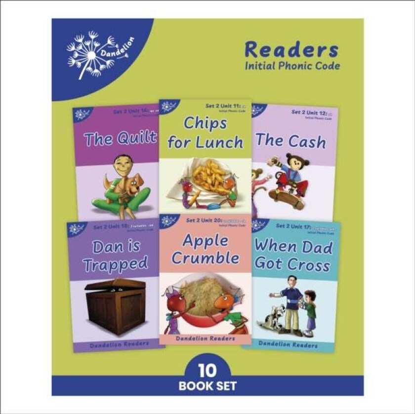 Phonic Books Dandelion Readers Set 2 Units 11-20 av Phonic Books
