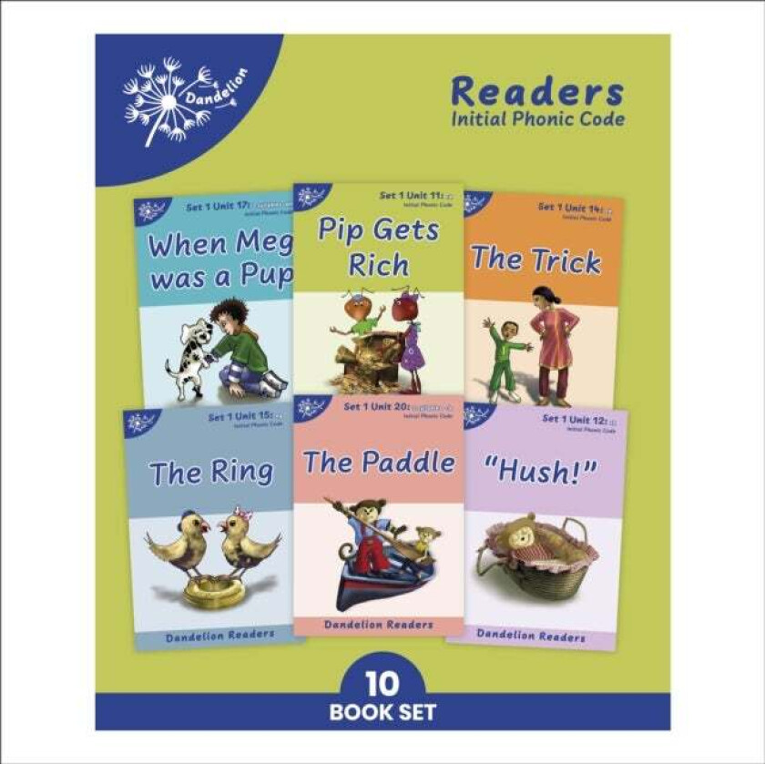 Phonic Books Dandelion Readers Set 1 Units 11-20 av Phonic Books