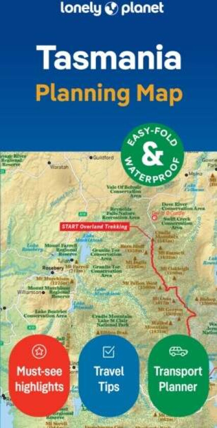 Lonely Planet Tasmania Planning Map av Lonely Planet