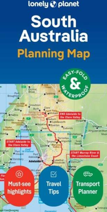 Lonely Planet South Australia Planning Map av Lonely Planet