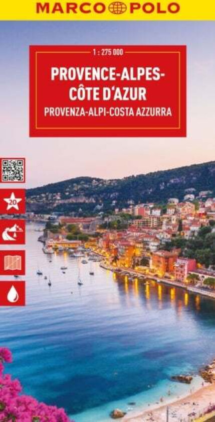 Provence, Alps, Cote d'Azur Marco Polo Map av Marco Polo
