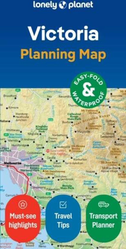 Lonely Planet Victoria Planning Map av Lonely Planet