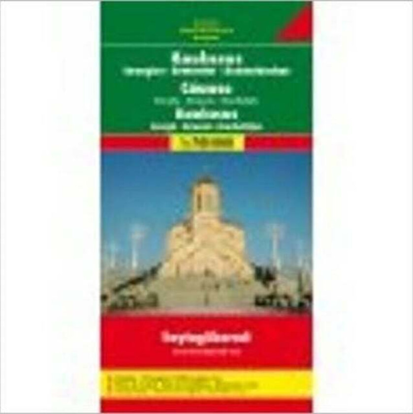 Caucasus - Georgia - Armenia - Azerbaijan Road Map 1:700 000